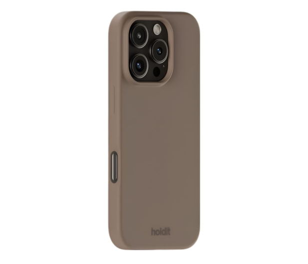 Holdit Silicone Case iPhone 16 Pro Mocha Brown 16518 - 1287316 - zdjęcie 2